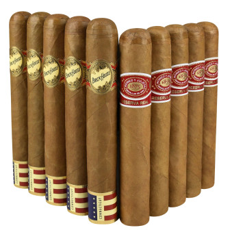 Smash Pack: Brick House Connecticut vs RyJ Reserva Real - 10 Cigars for $54.00 + free shipping with use of coupon code:
