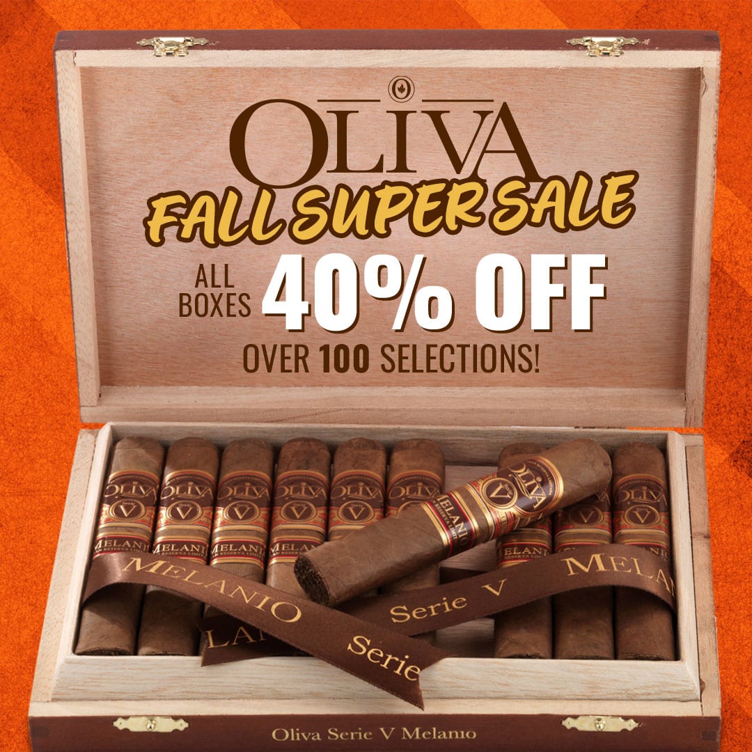 Oliva's Biggest Savings Event: All Boxes slashed 40% OFF! Shop now- only at Famous Cigars
